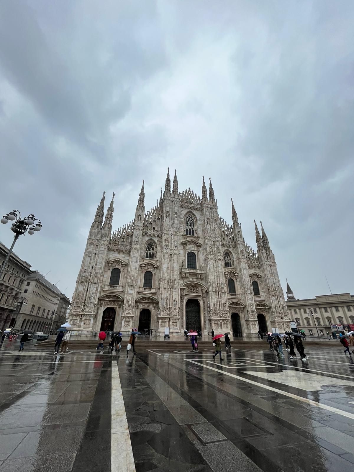 A gloomy Milan dome Milan